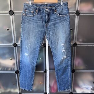 Levi’s 501 CT Distressed Medium Wash Jeans Women’s Tag Size 30 x 36